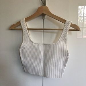 women’s babaton white tank